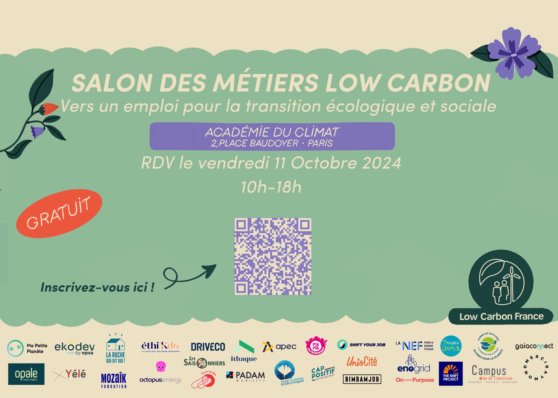 Le Salon des métiers - Forum Low Carbon 2024